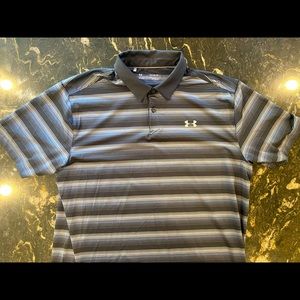 Underarmour golf shirt XL black and gray